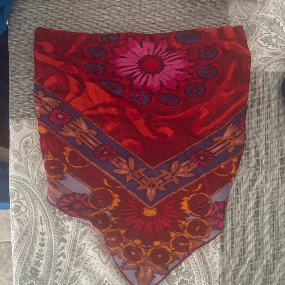 Vibrant Floral Bandana